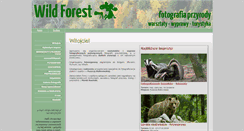 Desktop Screenshot of fotografiaprzyrody.pl